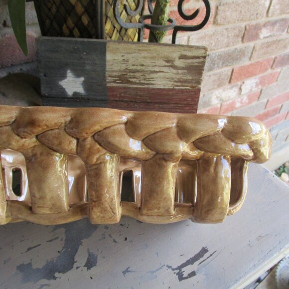 Vintage Studio Pottery Large Handcrafted Colander Bowl - Picture 5 of 7